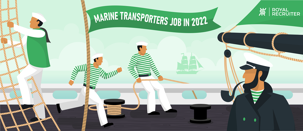 How many jobs are available in marine transportation