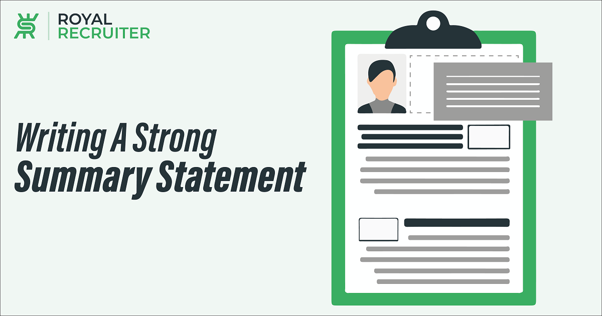 Writing a Strong Summary Statement